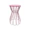 18" Pink Metal Outdoor Stool by Ashland®